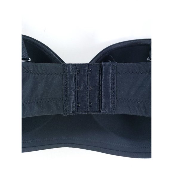 Wacoal Staying Power Strapless Bra Size 34C Black Wirefree - Picture 3 of 6